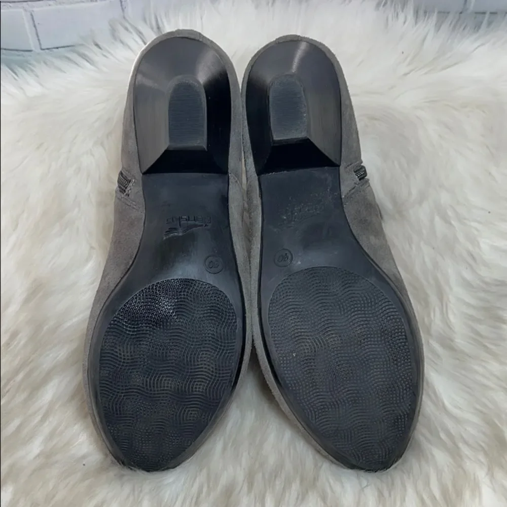 Dansko Baker Grey Suede‎ Booties Sz 40/9.5-10